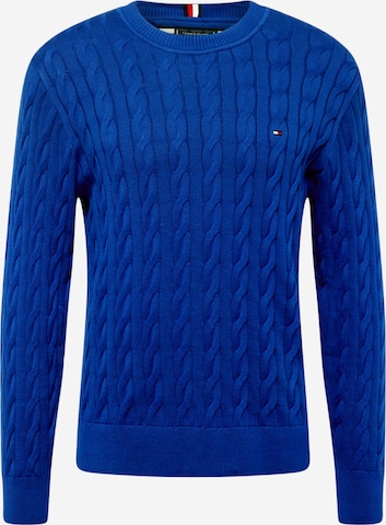 TOMMY HILFIGER Trui 'Classics' in Blauw: voorkant