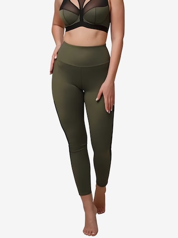Skinny Leggings MILENKA en vert : devant