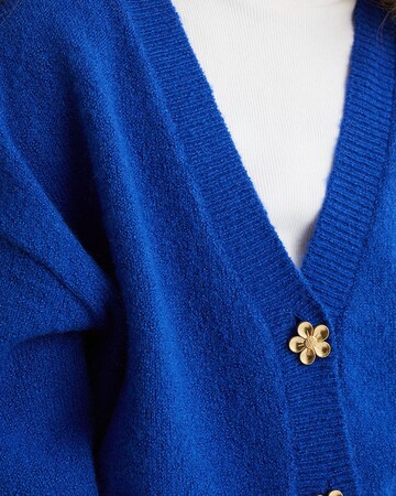 WE Fashion Strickjacke in Blau