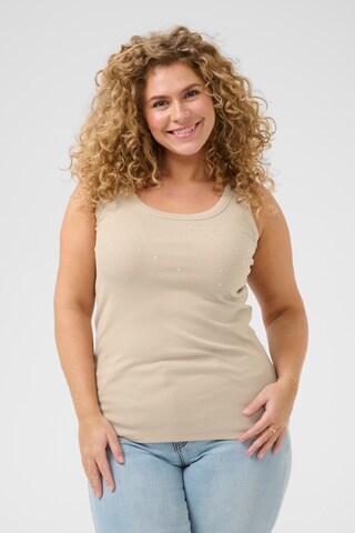 KAFFE CURVE Top 'KCCarina' in Grey: front