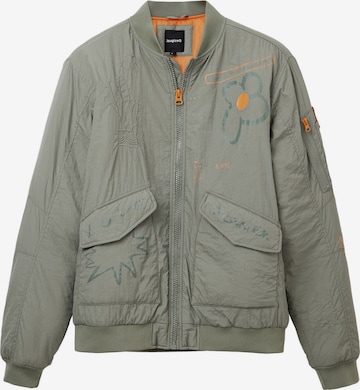 DesigualPrijelazna jakna - siva boja: prednji dio