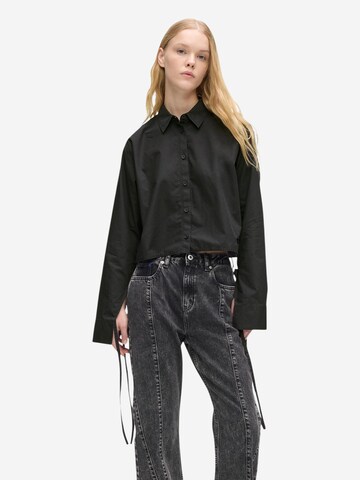 Camicia da donna 'KLJ  B1W11027' di KARL LAGERFELD JEANS in nero