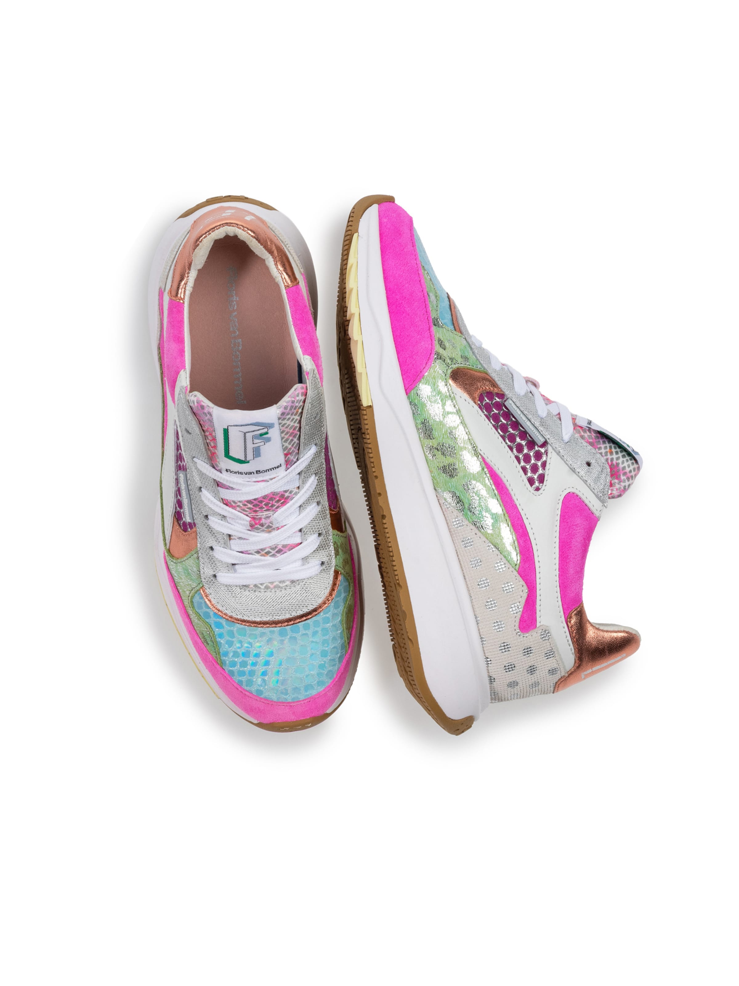 Floris van Bommel Platform trainers 'SUVI 03' in Pink