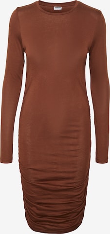 Noisy May Petite Dress in Brown: front