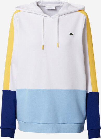 Lacoste Sport Sports sweatshirt 'MOLLETON' in blue / navy / yellow / white, Item view