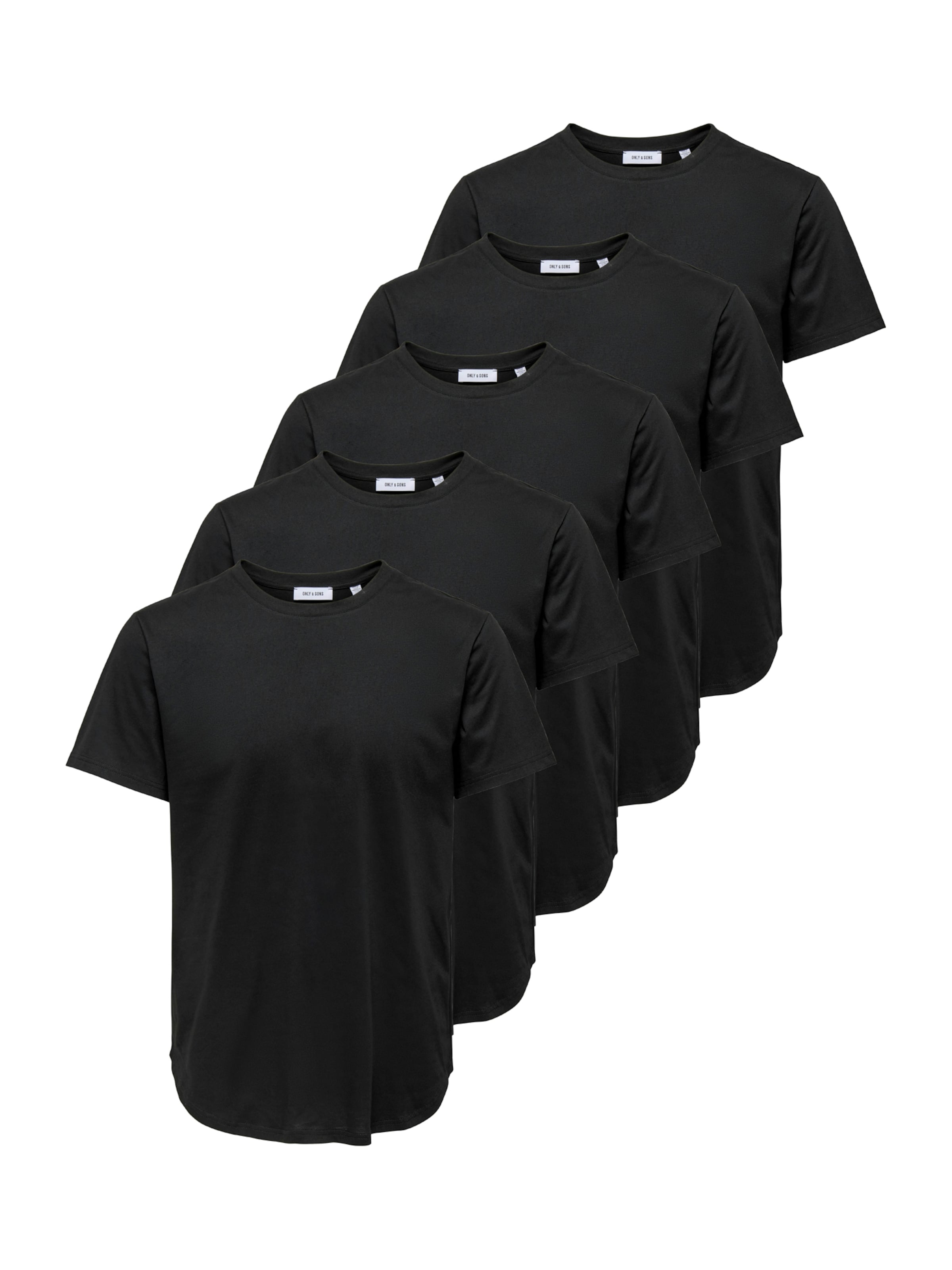 Only & Sons Shirt 'ONSJeff Longy' in Black: front