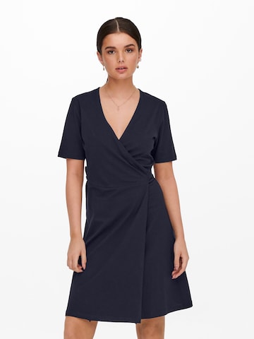 Robe 'MAY' ONLY en bleu : devant