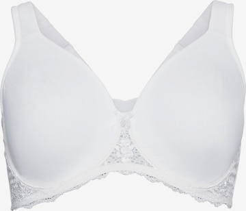 SHEEGO T-shirt Bra in White: front