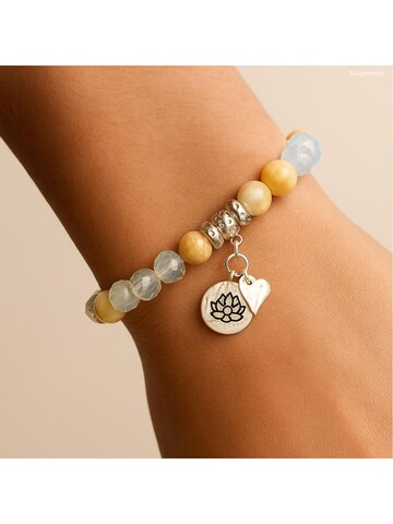 Bracelet Steuer en jaune : devant