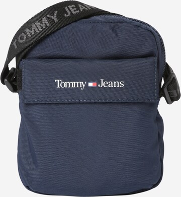 Tommy Jeans - Mala de ombro em azul: frente