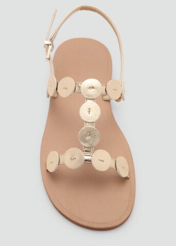 MANGO KIDS Sandale 'Nati' in Gold