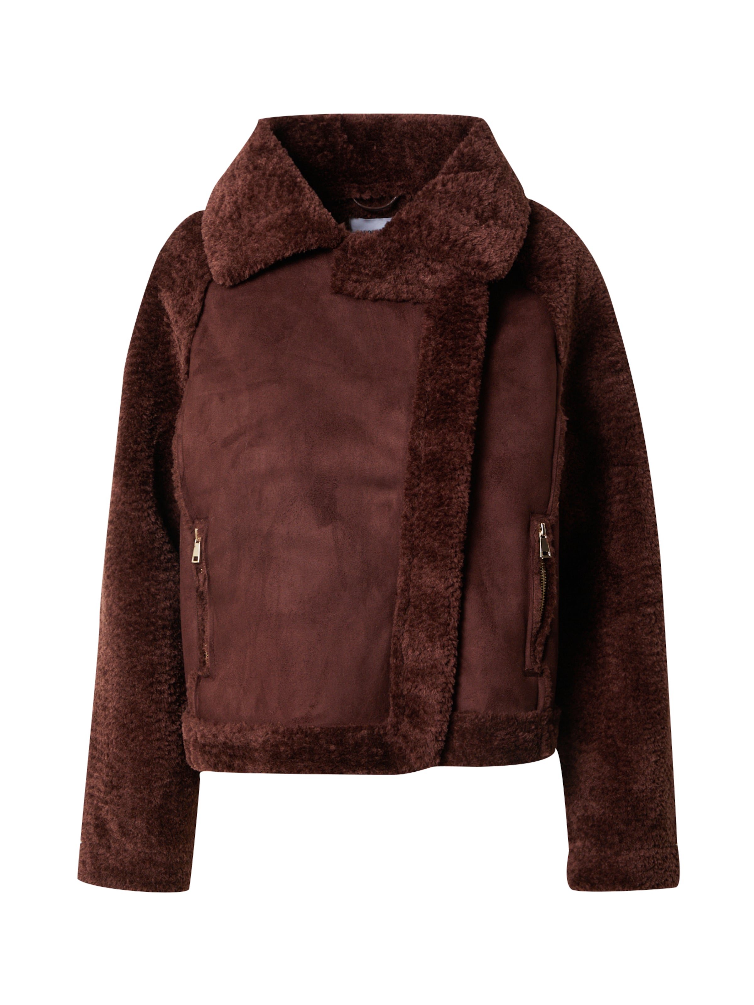 ABOUT YOU Between-season jacket 'Lotta' in Brown: front