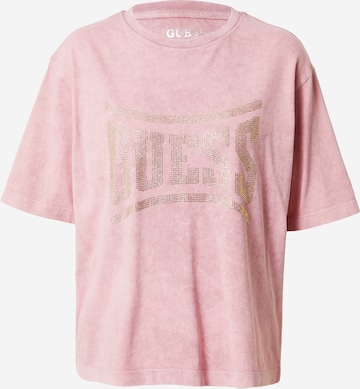 GUESS Shirts 'CELIA' i pink: forside