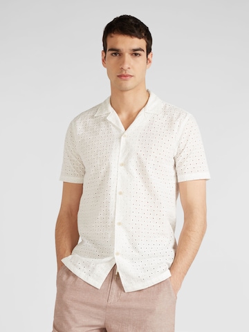 Lindbergh Regular fit Button Up Shirt in White: front