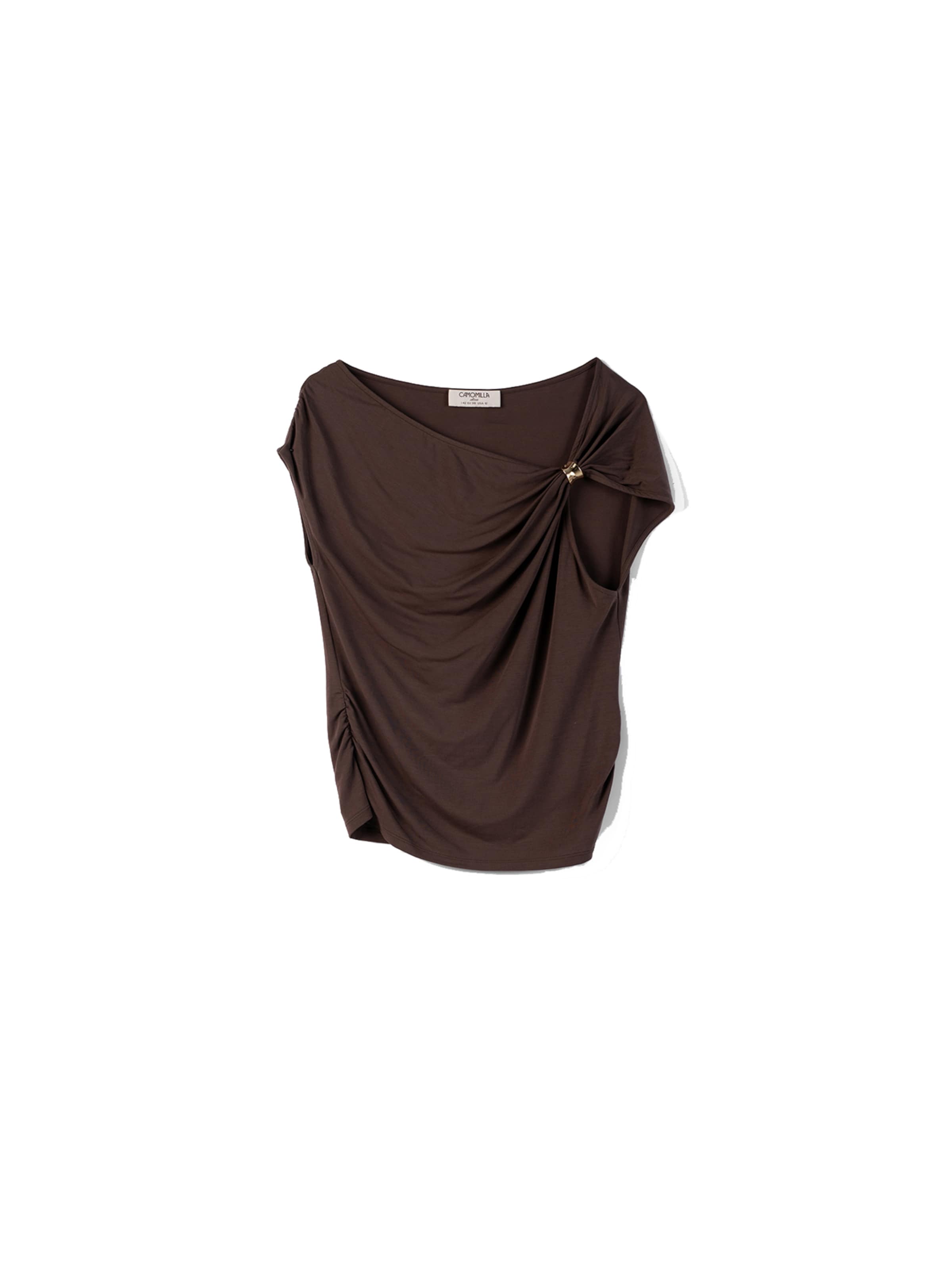 Camomilla Italia Shirt 'Savon' in Braun: Vorderseite