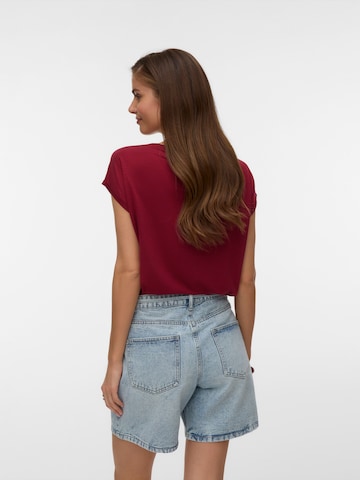 VERO MODA T-Shirt 'VMAVA' in Rot