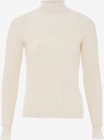 Pull-over nascita en blanc : devant