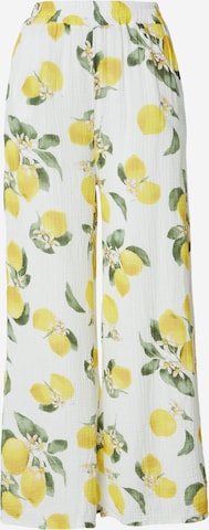 Hailys Zvonové kalhoty Kalhoty 'Ra44iney' – žlutá: přední strana