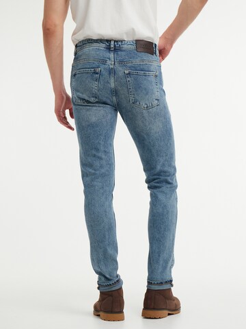 WEM Fashion Tapered Jeans 'Oscar' in Blau