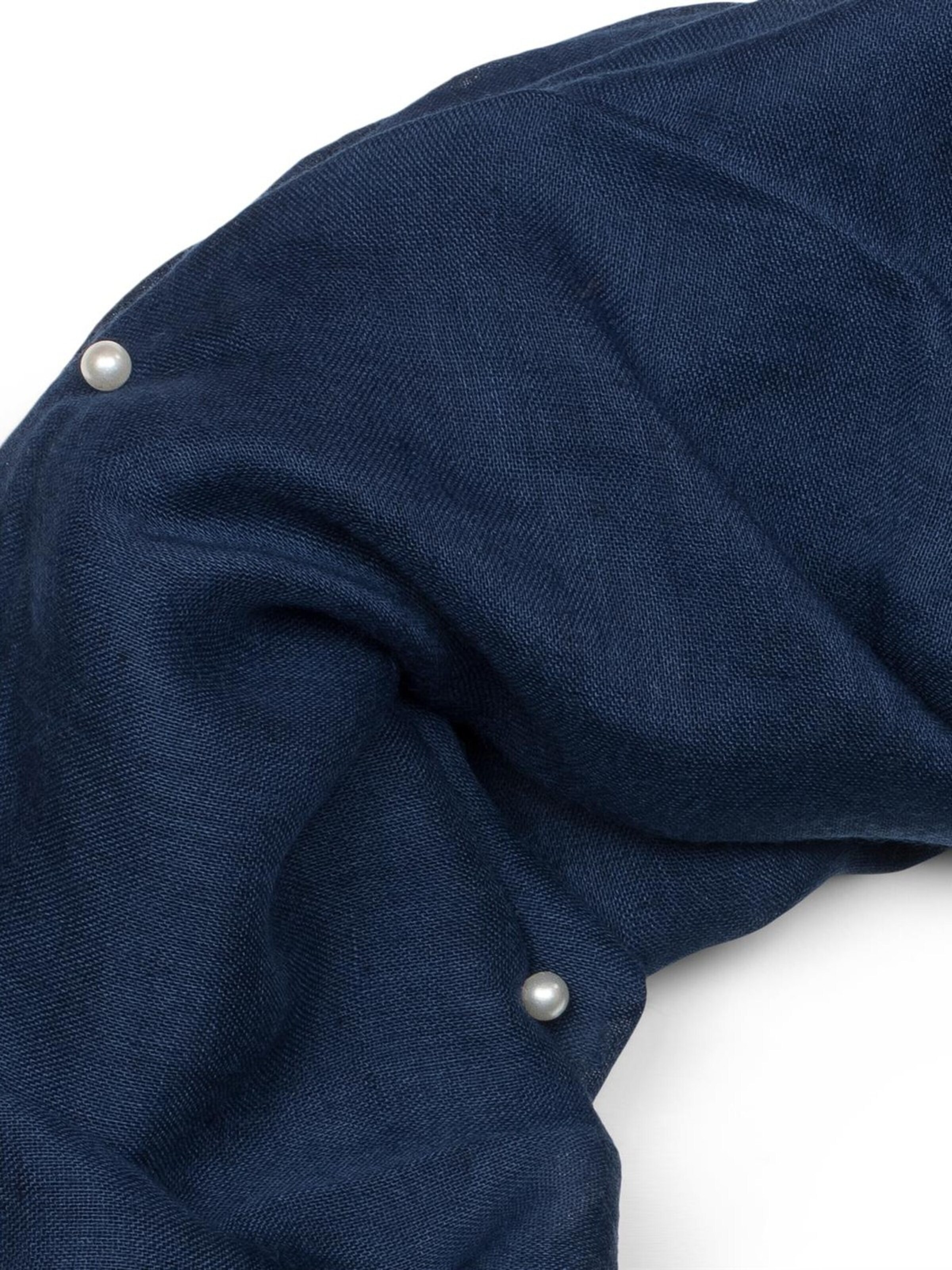 styleBREAKER Schlauchschal 'Loop Schal mit Perlen Applikation'‌‌‌‌‌ in Blau