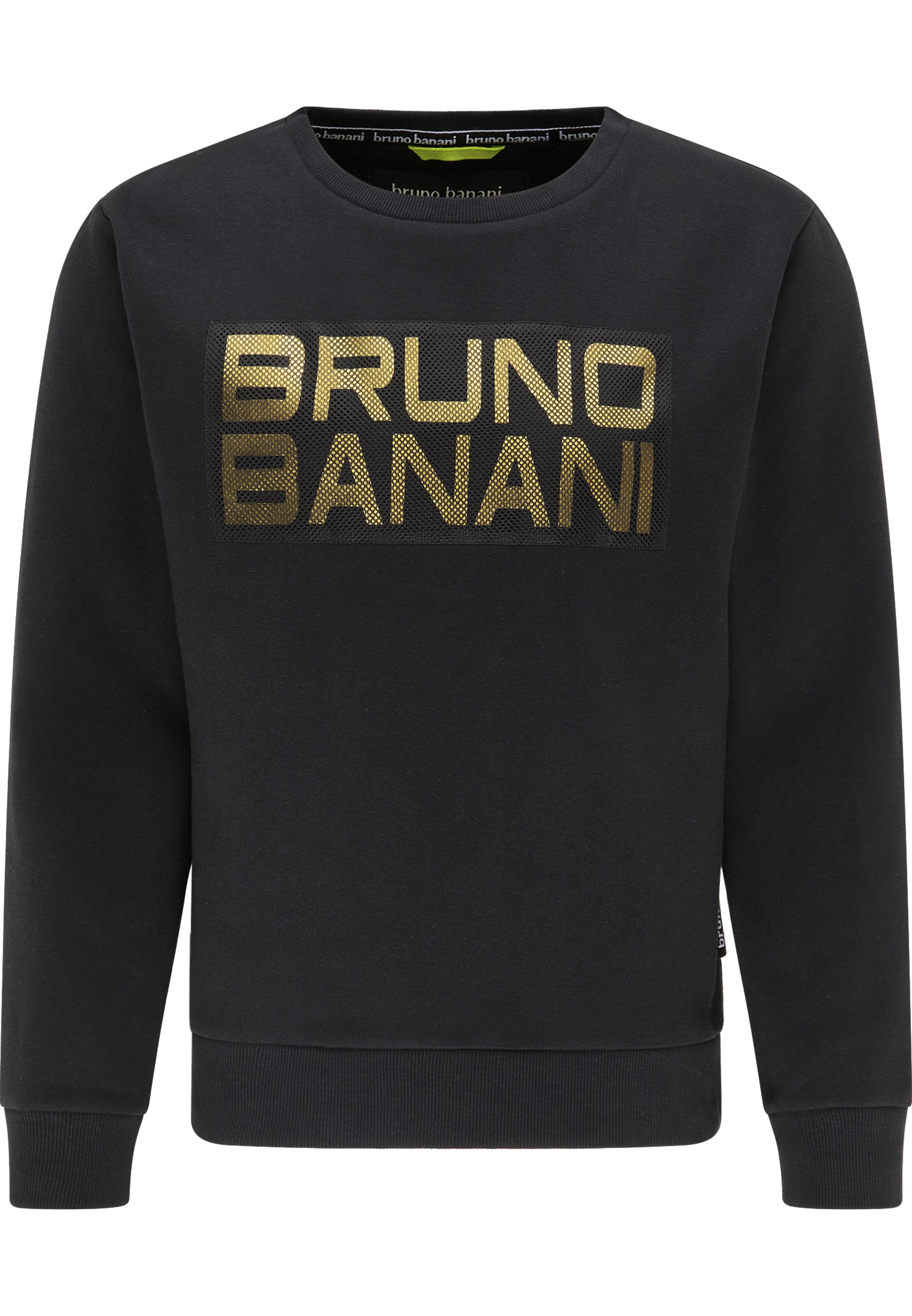 Bruno Banani Sweatshirt 'Watson' in Schwarz: Vorderseite