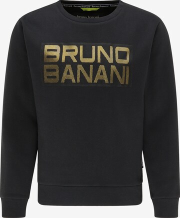 BRUNO BANANI Sweatshirt 'Watson' in Zwart: voorkant