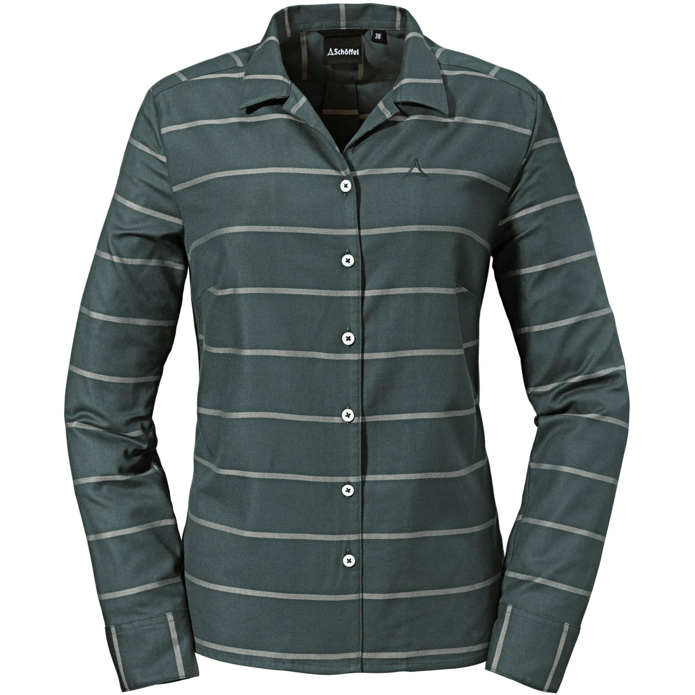 Schöffel - Blusa 'Roslyn' em verde: frente