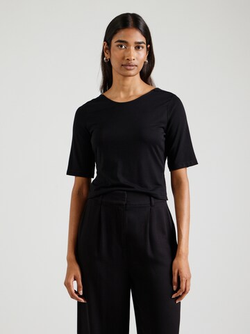 Tricou 'Kitty' de la EDITED pe negru: față