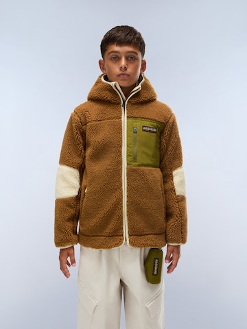 Jachetă  fleece 'Yupik' de la NAPAPIJRI pe verde: față