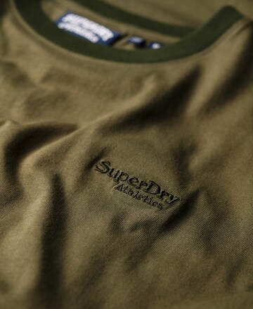 T-Shirt 'Essential Retro' Superdry en vert