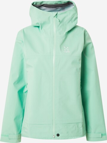 Veste outdoor Haglöfs en vert : devant