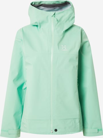 Veste outdoor Haglöfs en vert : devant