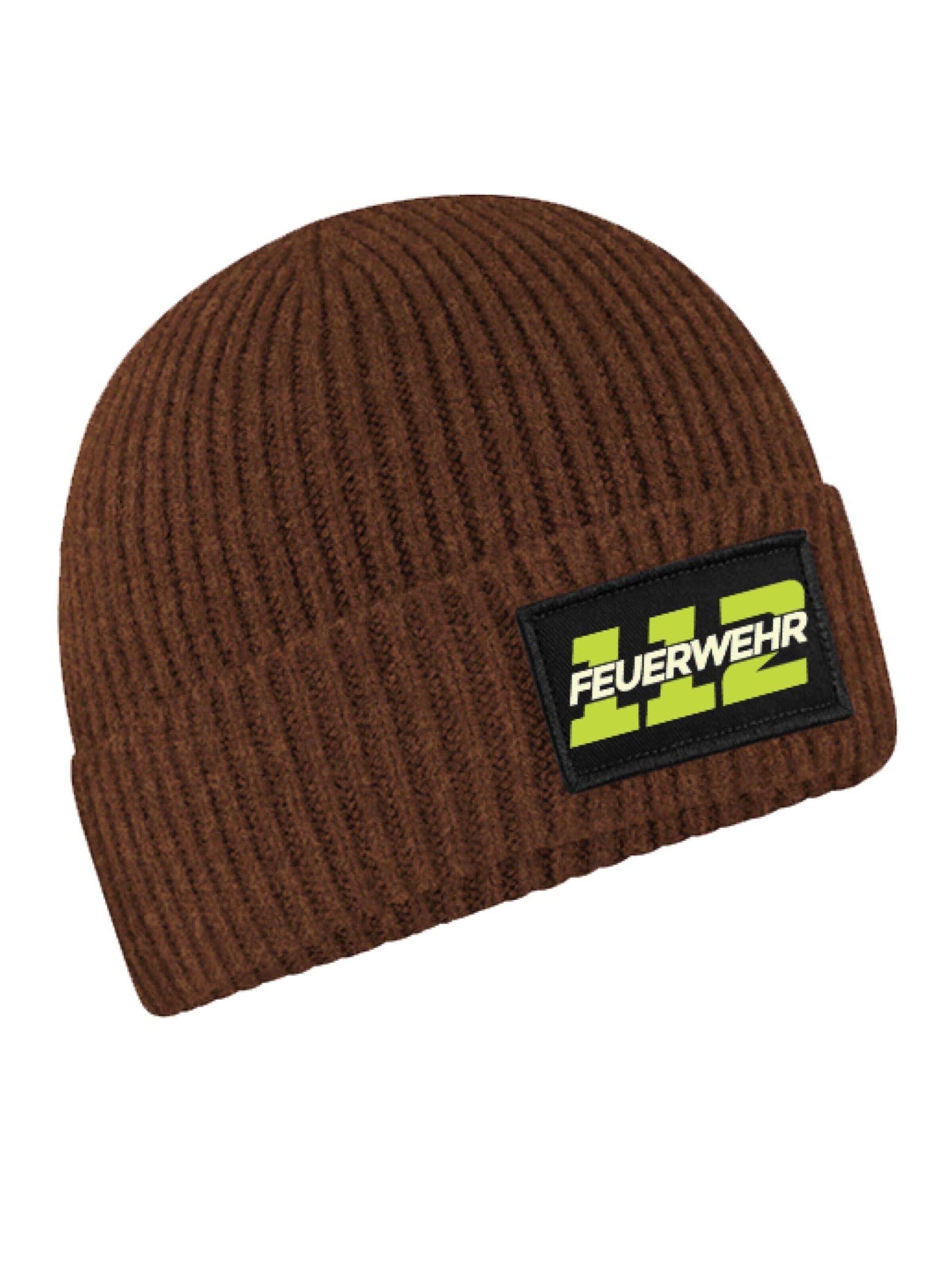 Youth Designz Mütze '112 Feuerwehr'‌‌‌‌‌ in Braun
