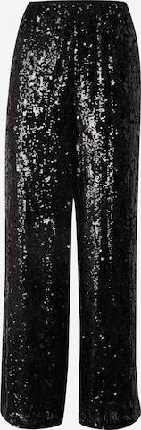 juoda TOPSHOP Plačios klešnės Kelnės: priekis