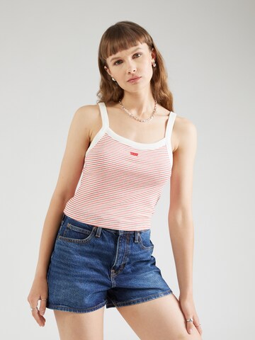 LEVI'S ® Top 'Essential Sporty Rib Tank' in Red: front