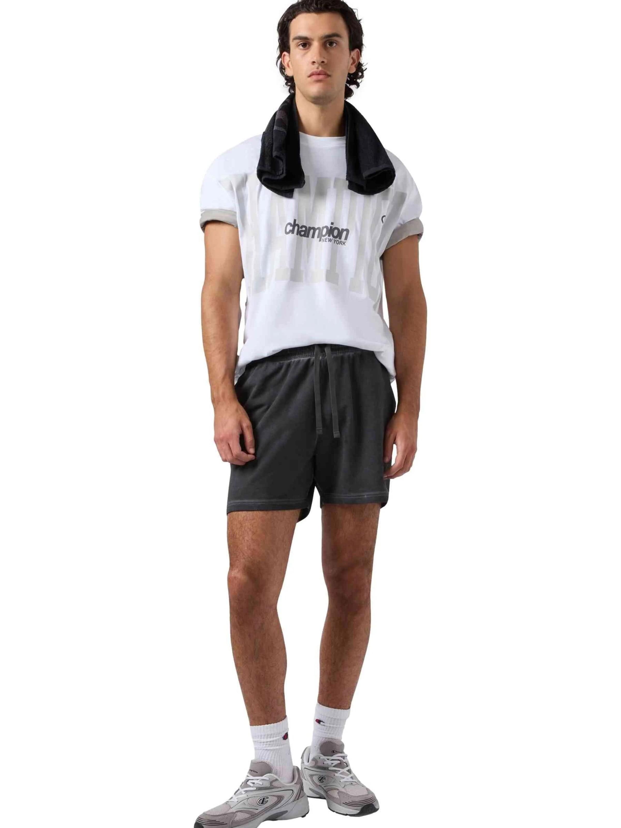 T-Shirt 'Camiseta champion blanca maxi logo urban contemporary tee' Champion -DO NOT USE- en blanc