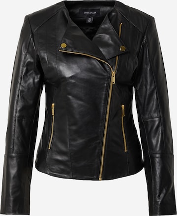 Karen Millen Between-Season Jacket in Black: front