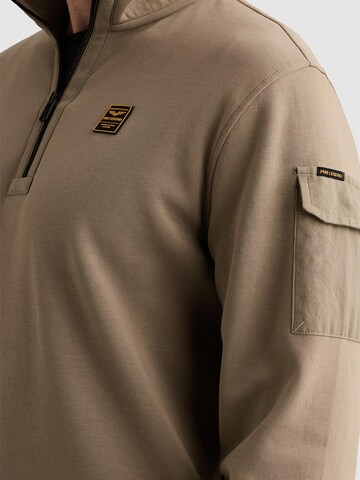 PME Legend Sweatshirt 'Sweatshirt with half-zip and badge' in Green