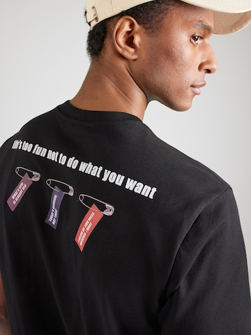 UNITED COLORS OF BENETTON Bluser & t-shirts i sort