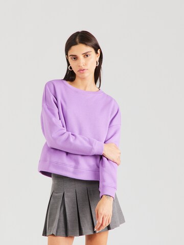 PIECESSweater majica 'CHILLI' - ljubičasta boja: prednji dio