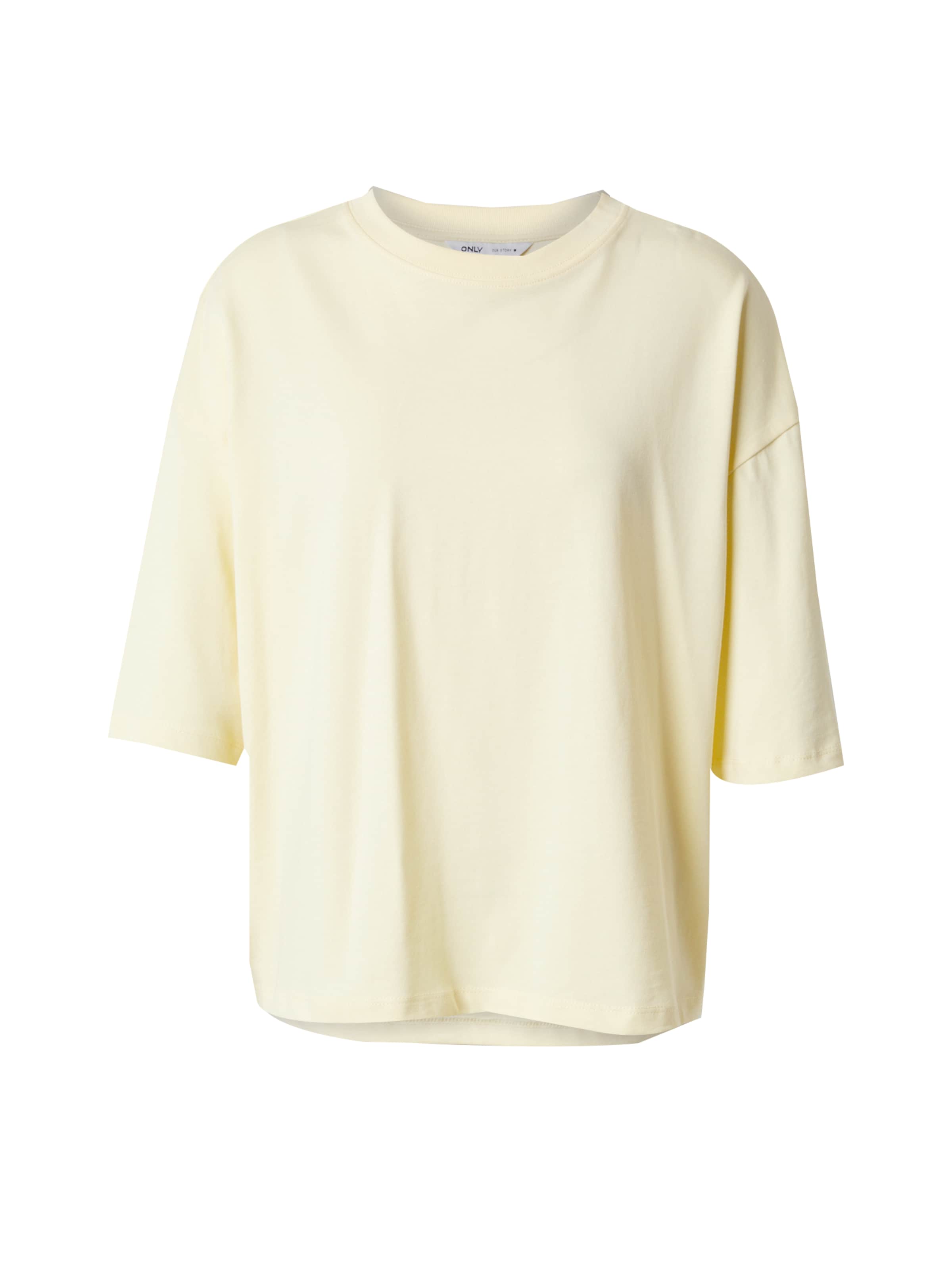 ONLY T-Shirt in pastellgelb, Produktansicht
