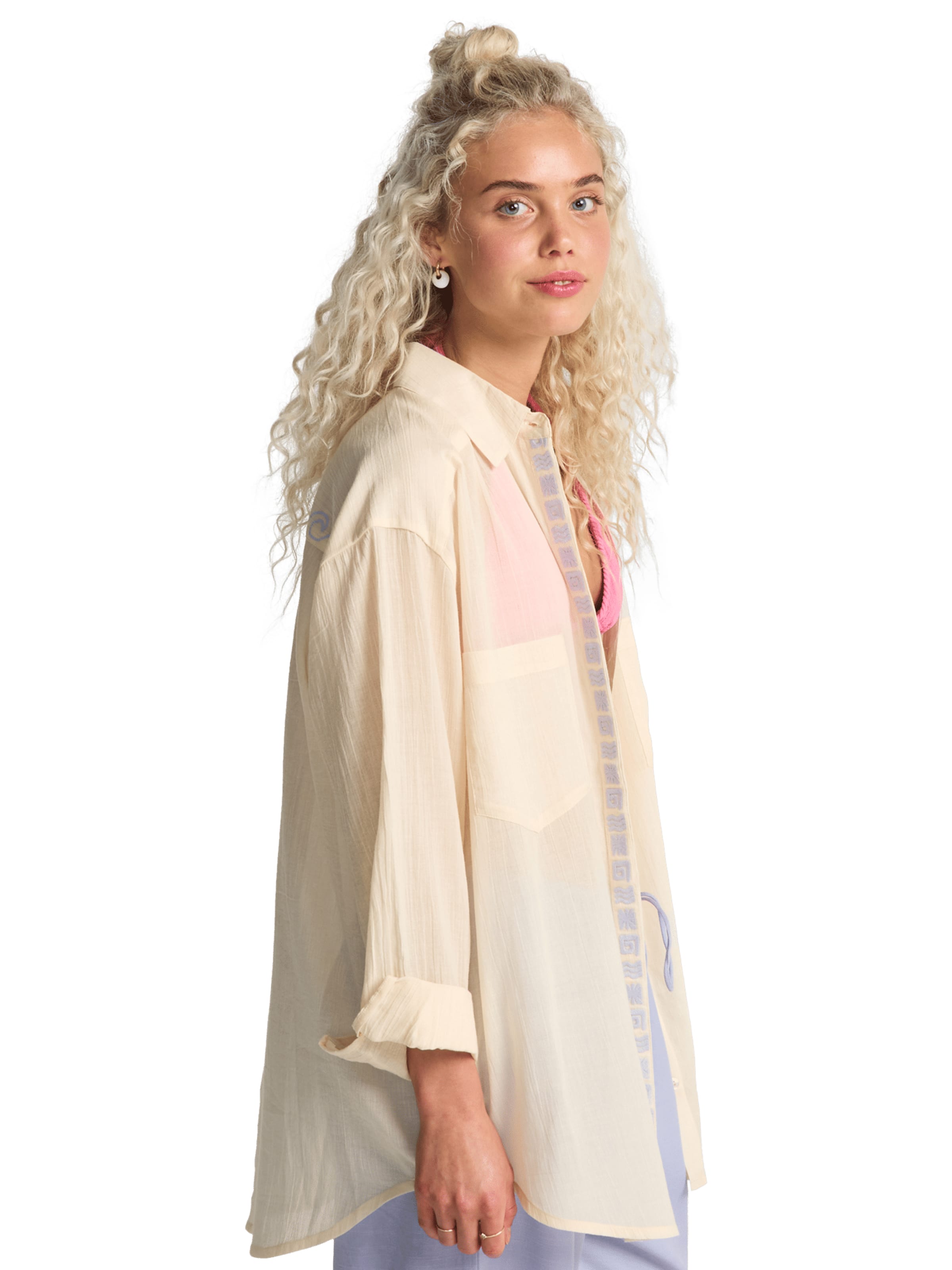 BILLABONG Blouse 'Find Me Here' in White