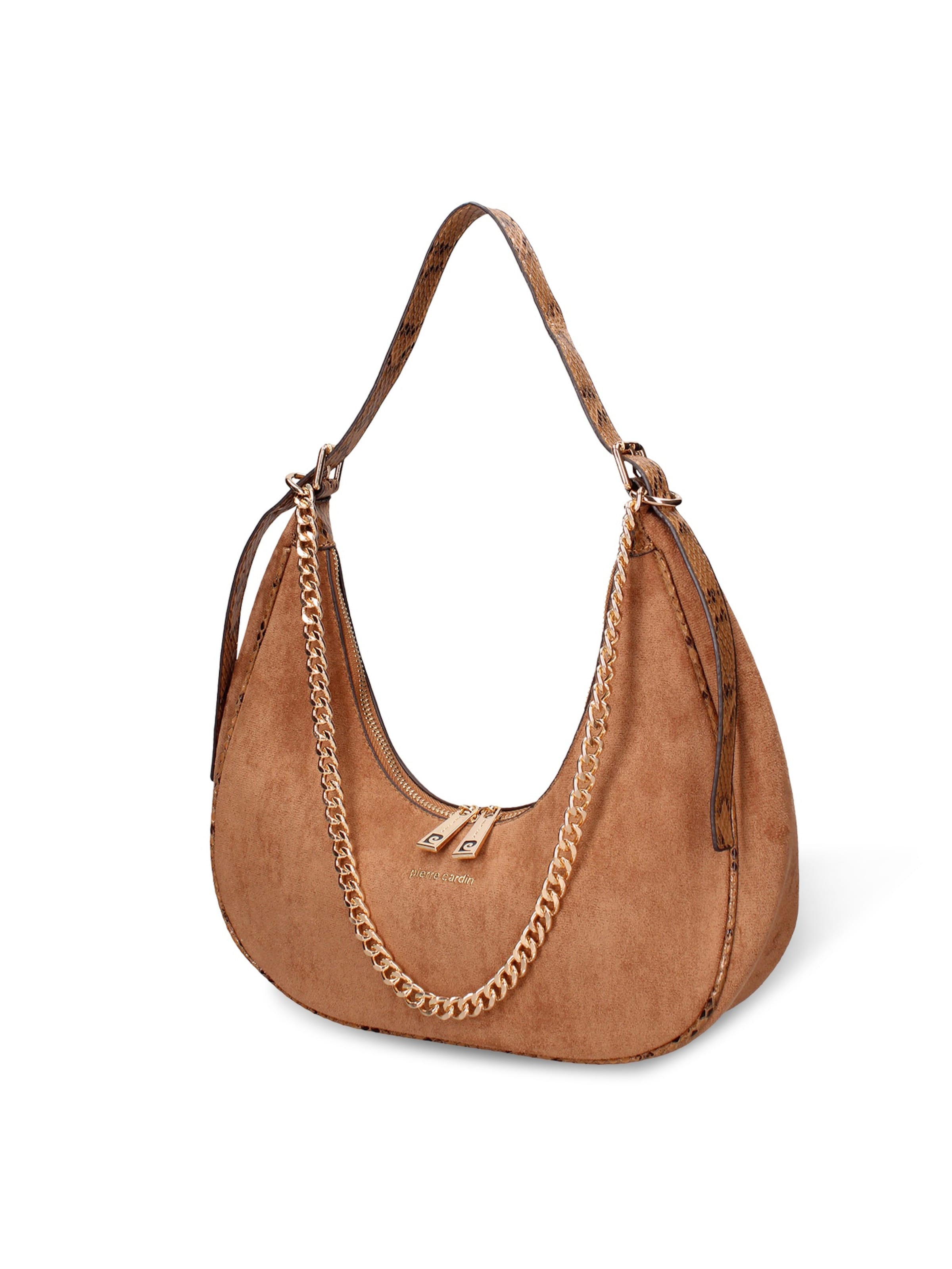 Sac bandoulière PIERRE CARDIN en marron : devant