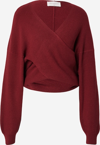 MSCH COPENHAGEN Sweter 'Zinelle Rachelle' w kolorze czerwony: przód