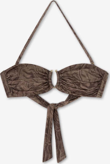 CALZEDONIA Bikini Top in 70-80 in mottled blue / Brown, Item view