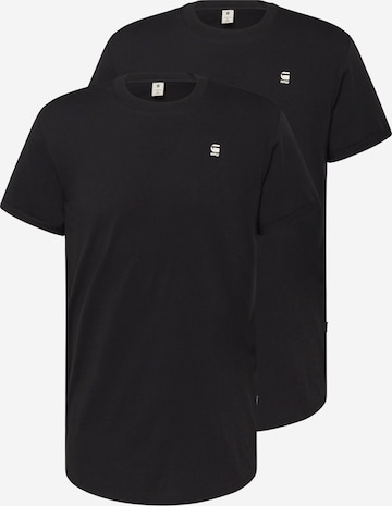 G-STAR Tričko - Čierna: predná strana