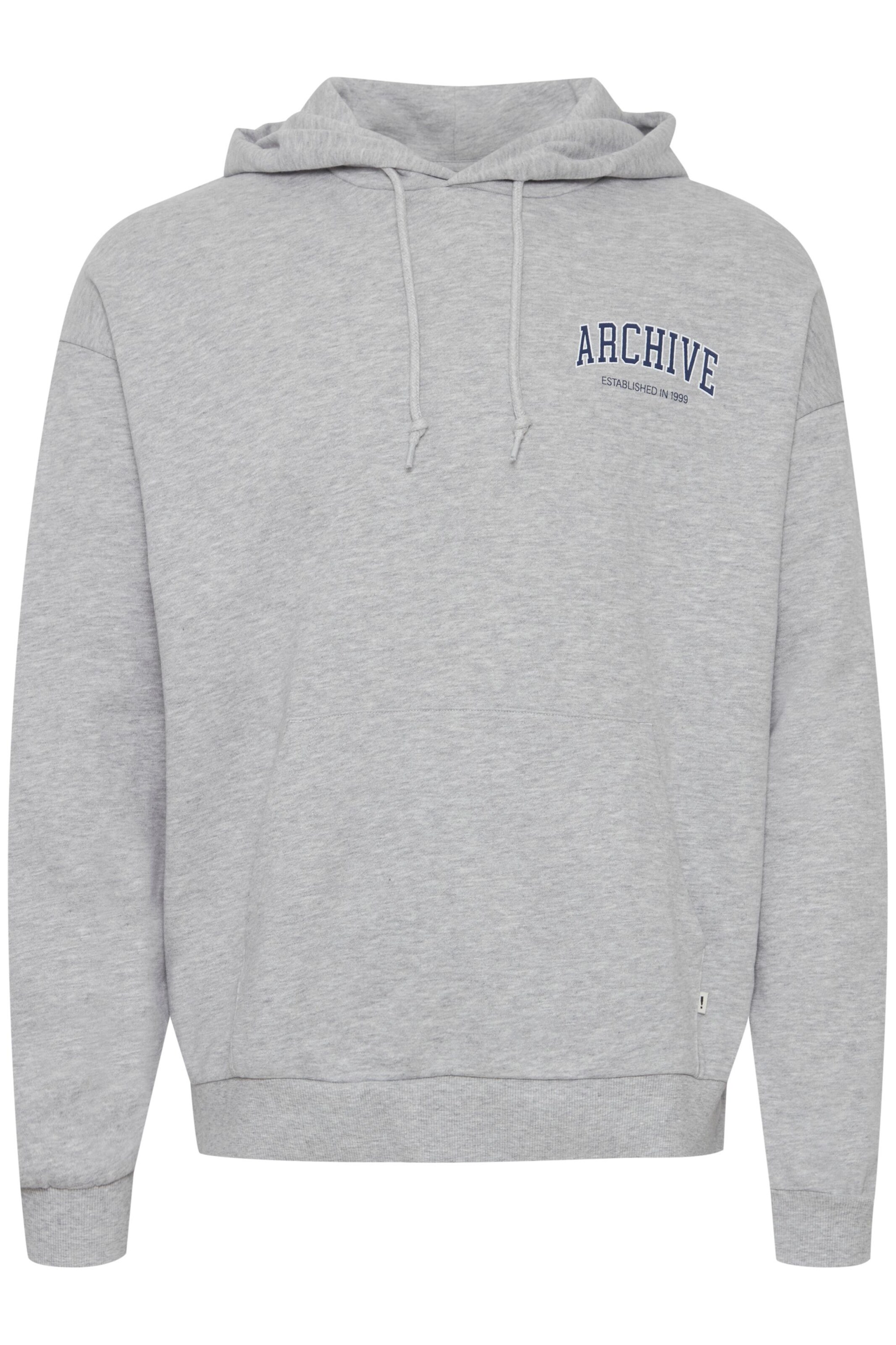 Felpa 'Francisco' di !Solid in grigio: frontale