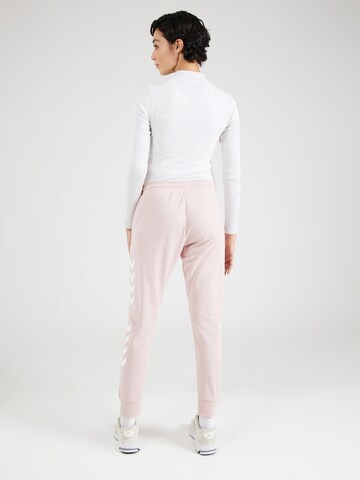 Tapered Pantaloni sportivi 'Legacy' di Hummel in rosa