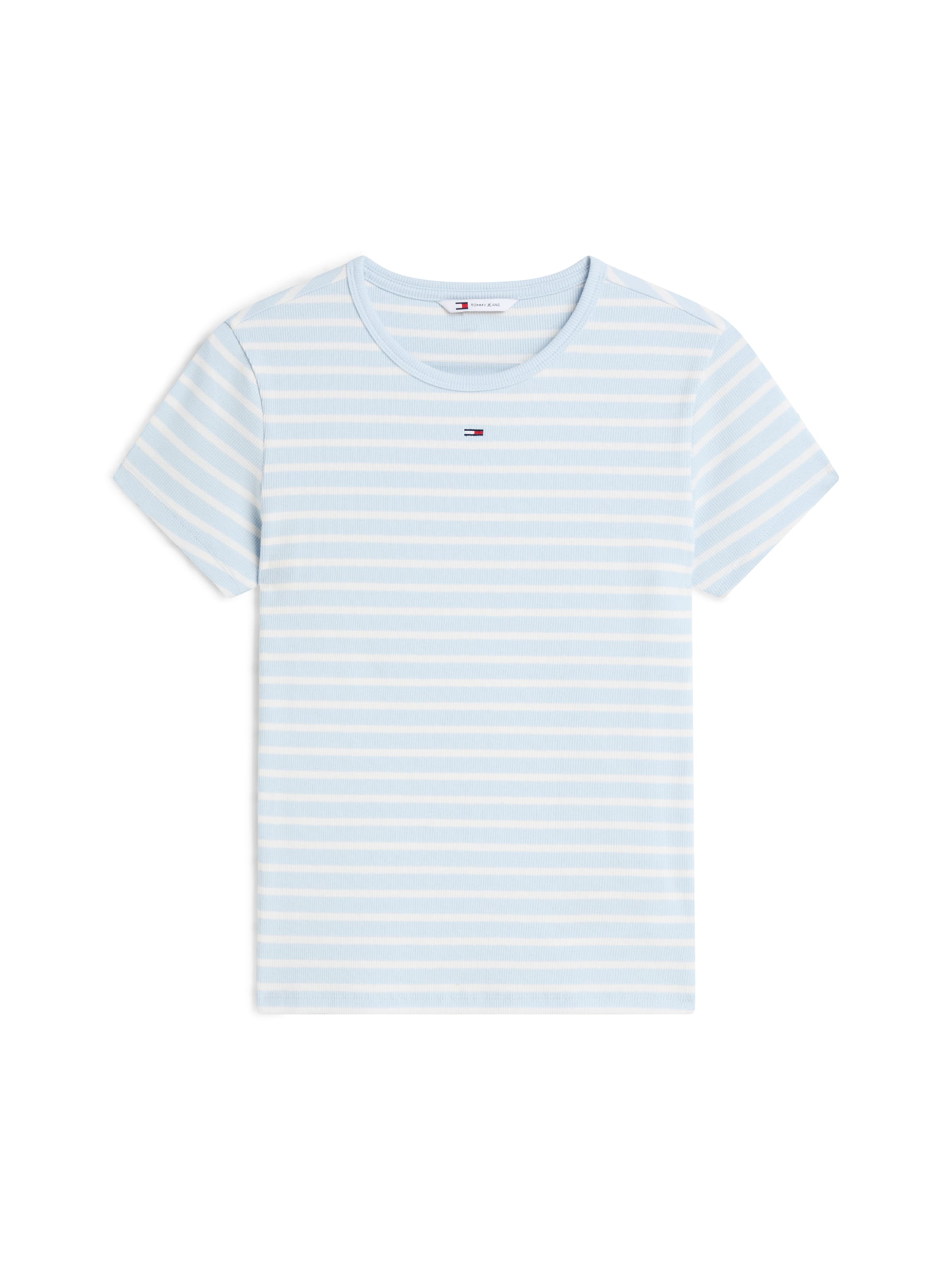 Tommy Jeans Shirts 'ESSENTIAL' i blå: forside