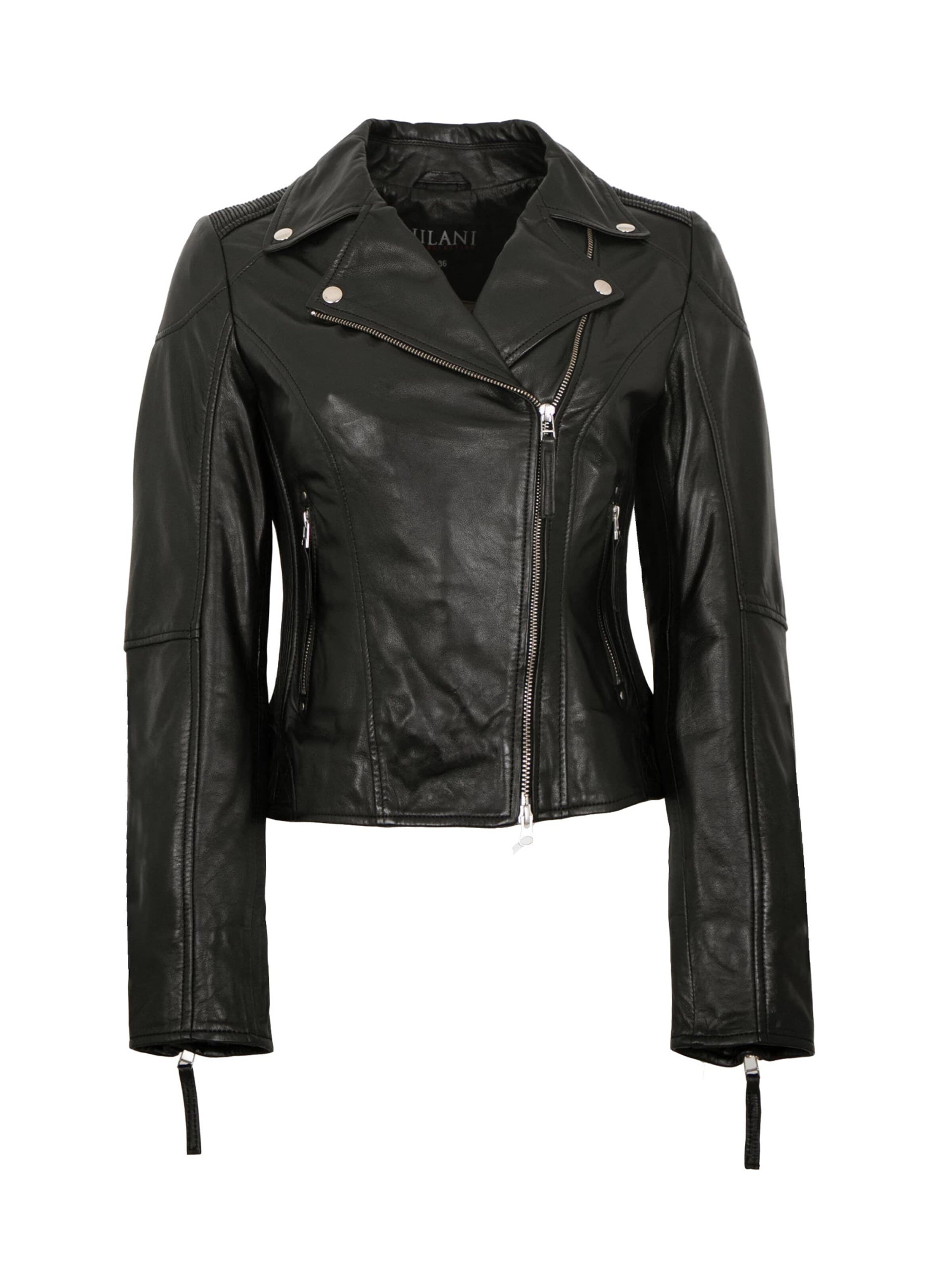 Jilani Übergangsjacke 'Vela'‌‌‌‌‌‌‌‌ in Schwarz: Vorderseite